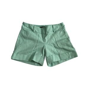The Limited Women's Mint Green Drew Fit Low Rise Shorts Size 4